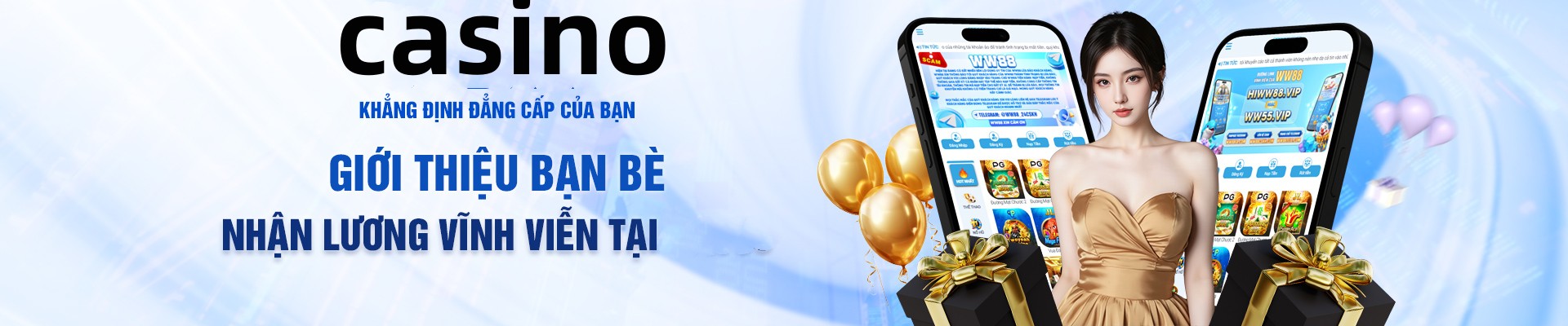 Hình ảnh quảng cáo của blgwin hiển thị nền tảng và các lợi ích